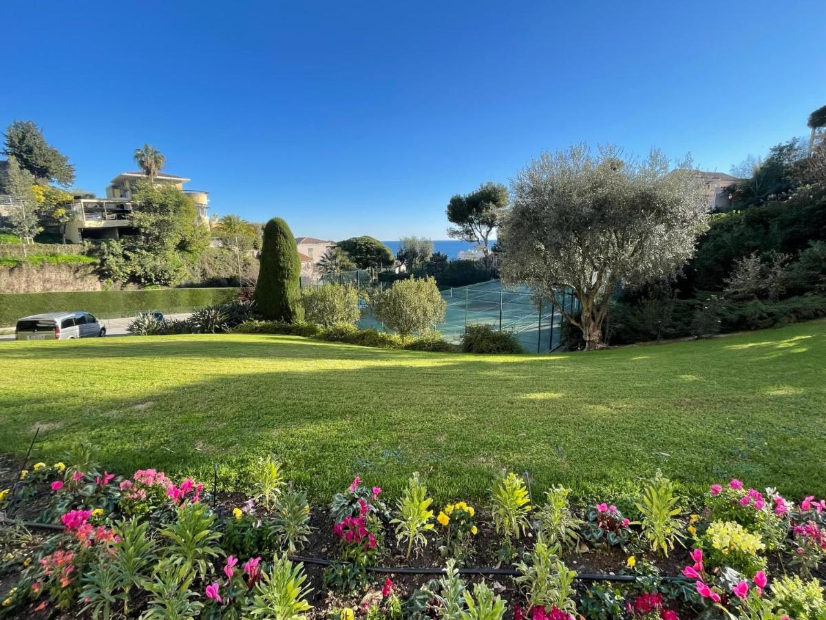 C012-Appartement Confortable Avec Piscine, Tennis Et Grand Parc Cannes Exteriör bild