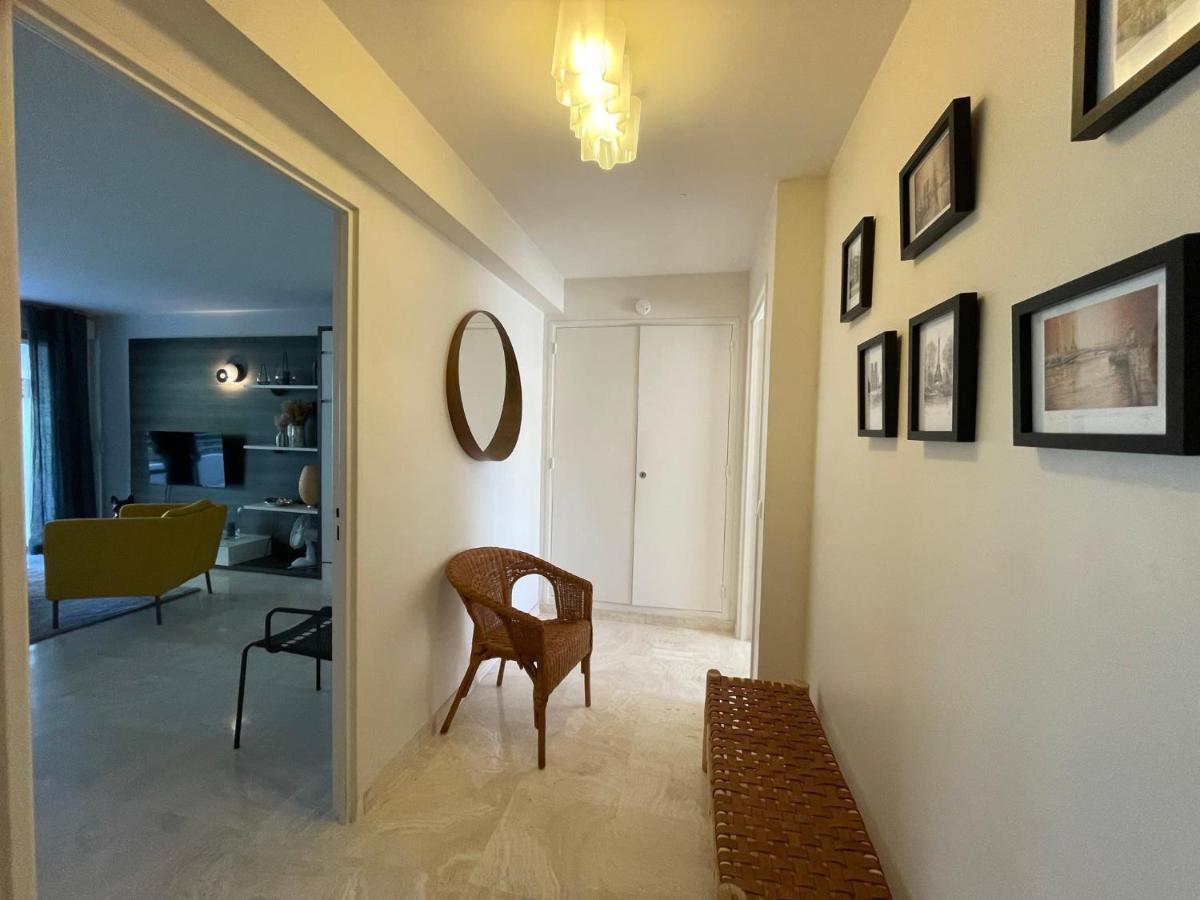 C012-Appartement Confortable Avec Piscine, Tennis Et Grand Parc Cannes Exteriör bild