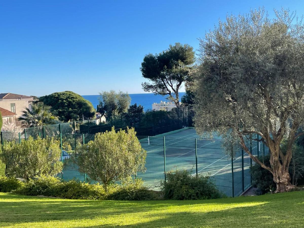C012-Appartement Confortable Avec Piscine, Tennis Et Grand Parc Cannes Exteriör bild