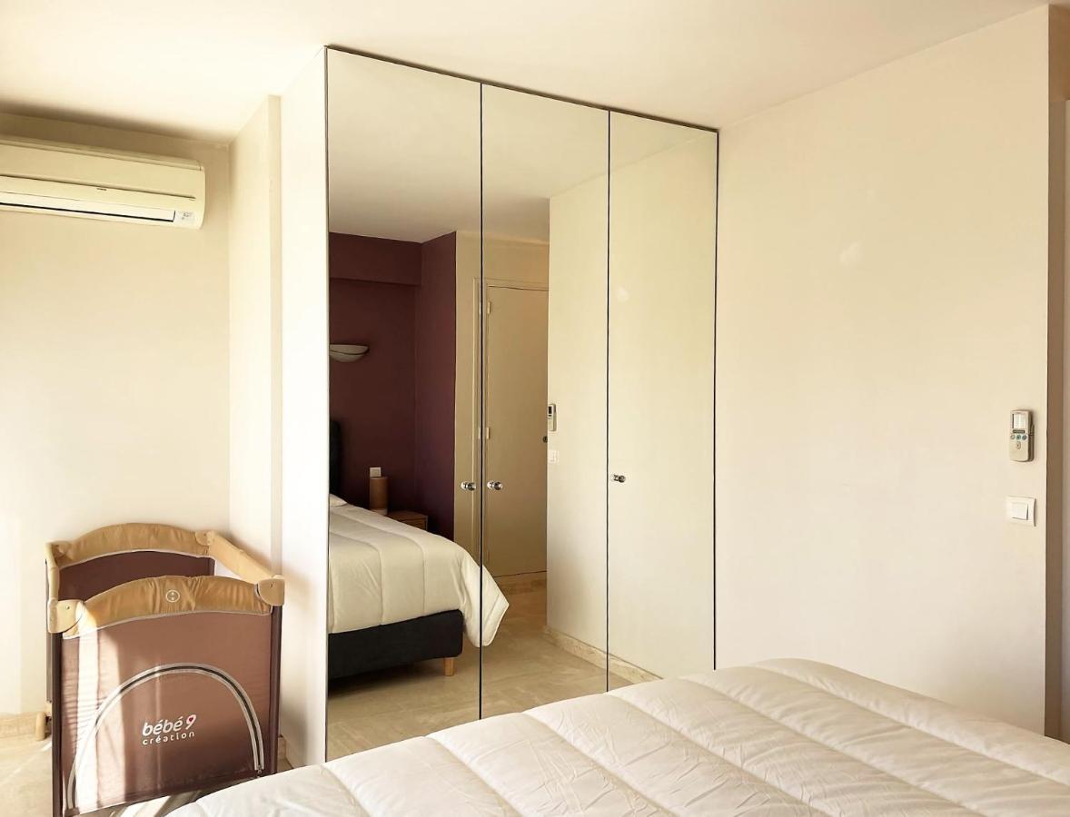 C012-Appartement Confortable Avec Piscine, Tennis Et Grand Parc Cannes Exteriör bild